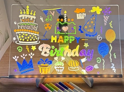 Pizarra con luz LED 20x30